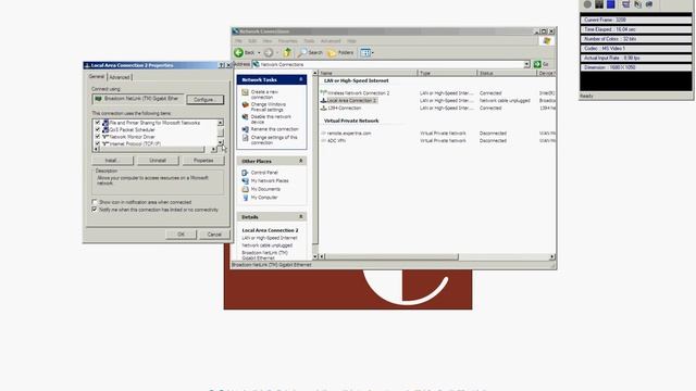 Ethernet Tutorial Obtain IP Address Automatically - Windows XP смотреть онлайн