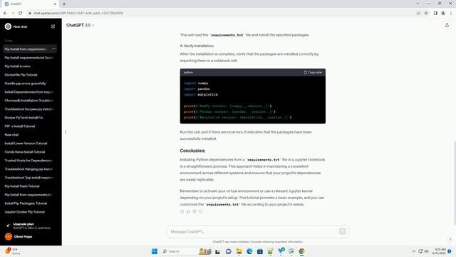 pip install requirements txt in jupyter notebook смотреть онлайн