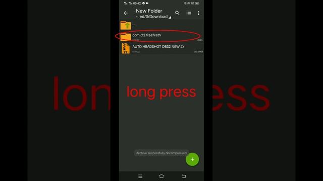Use Auto Headshot Hack File By Z Archiver #headshot #hack #free Fire