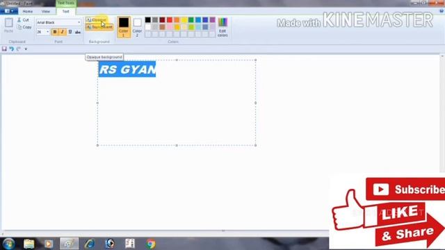 MS Paint in Hindi Home Tab (Part- 4) Use Of Text смотреть онлайн