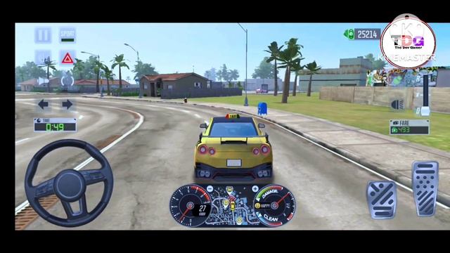 Nisan GT Car Taxi Sim Android Game | the dev gamer| смотреть онлайн