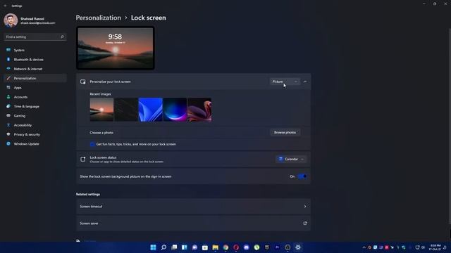 How to Change Lockscreen Wallpaper in Windows 11 смотреть онлайн