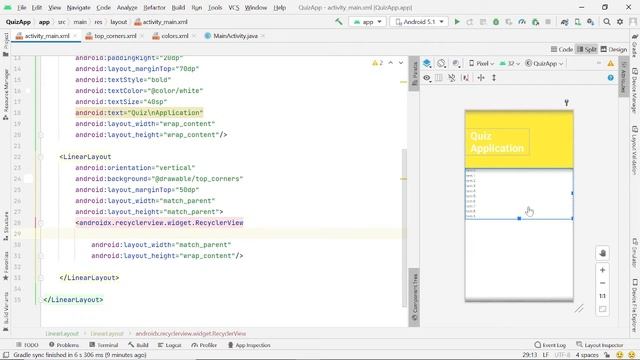 Quiz App with Room Database | Part-1 | UI Designing | Android Studio | Code The World смотреть онлайн