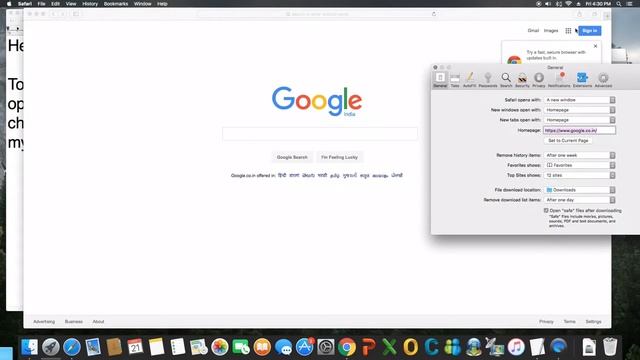 How to change you opening window in MAC смотреть онлайн