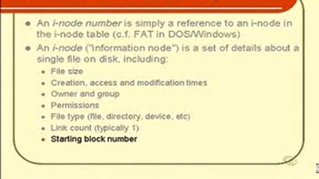 Linux and Unix Basics : .How Files are Stored смотреть онлайн