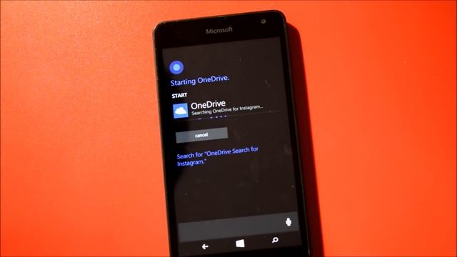 A quick look at Cortana integration on OneDrive for Windows Phone смотреть онлайн
