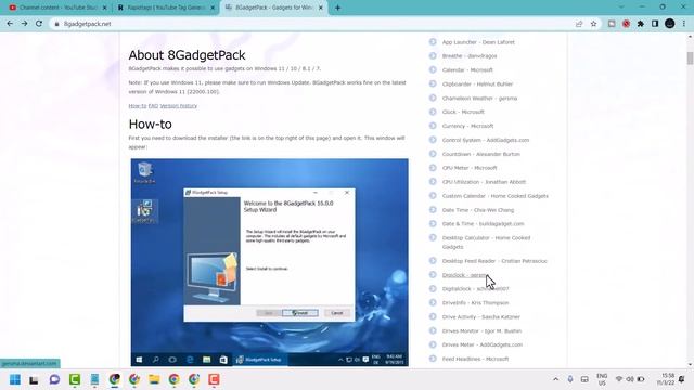 How To Install or Enable Gadgets On Windows 11 смотреть онлайн