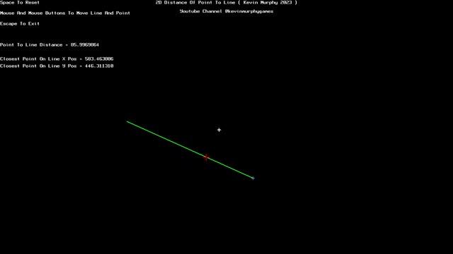 2D Shortest Distance Of Point To Line - Source Code And Demo смотреть онлайн