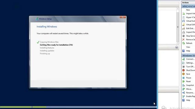 Create Virtual Machine on Hyper V Server using Hyper V manager смотреть онлайн