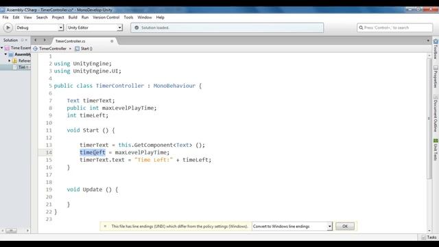 Count Down Timer in Unity - Unity Scripting API Time Tutorial 08 смотреть онлайн