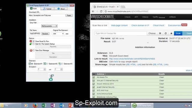 0day Excel Exploit Popup P смотреть онлайн