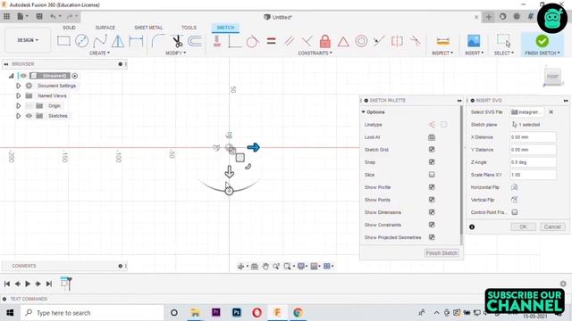 How to make 3D logo in Autodesk Fusion 360 смотреть онлайн