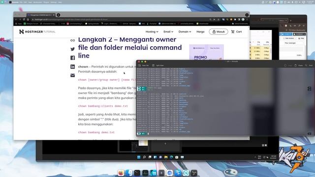 Perintah chmod & chown #11 смотреть онлайн