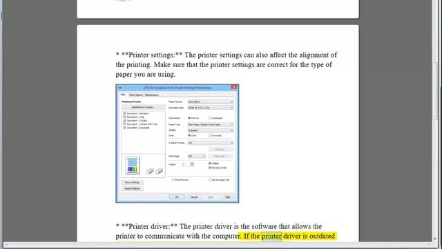 Fix Printer printing slanted or crooked смотреть онлайн