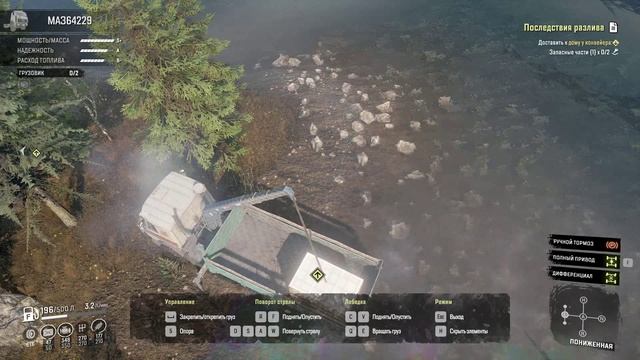 SnowRunner. Юкон. Подтопленные предгорья. Поручение "Последствия разлива" смотреть онлайн