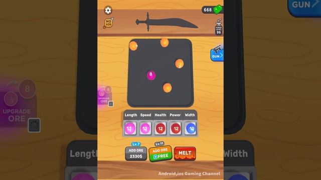 Sword Melter - All Levels Gameplay Android,ios (Part 22) смотреть онлайн