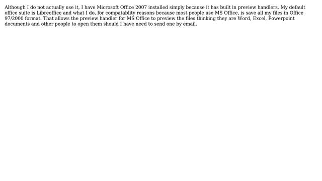How to make Windows Explorer preview panel to show LibreOffice files preview? (3 Solutions!!) смотреть онлайн