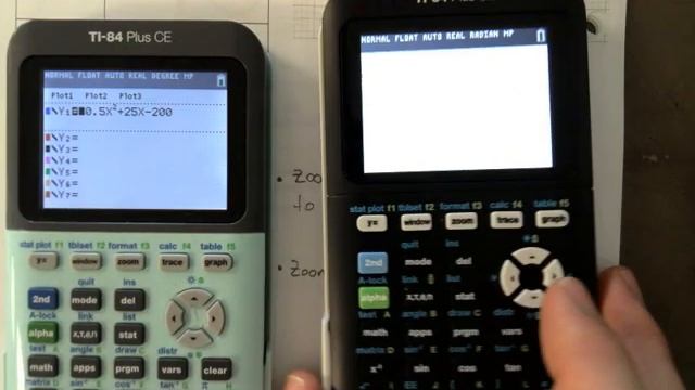 APMPR3S CH 7 - USING YOUR CALCULATOR TO FIND POINTS ON A PARABOLA смотреть онлайн