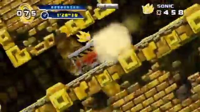 Sonic The Hedgehog 4 Episode 1 Lost Labyrinth Zone All Acts (Super Sonic) (Act 2 iPhone Edition) смотреть онлайн