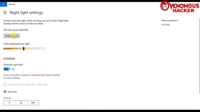 How to Enable Night Mode On Windows 7/8/10 - Protect Your Eyes | Venomous Hacker смотреть онлайн