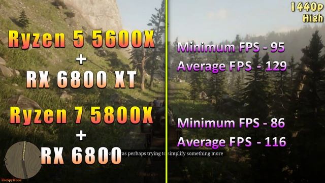 Ryzen 5 5600X + RX 6800 XT vs Ryzen 7 5800X + RX 6800 | PC Gaming Tested смотреть онлайн