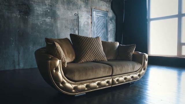 beautiful sofa at a window in a modern apartment смотреть онлайн