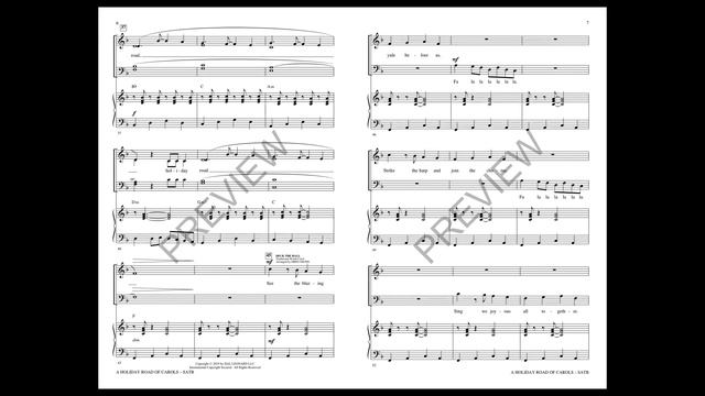 A "Holiday Road" of Carols (SATB Choir) - Arranged by Greg Gilpin смотреть онлайн