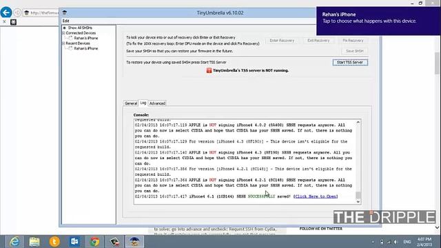 How to save SHSH Blobs смотреть онлайн