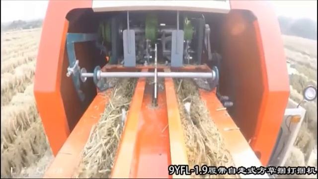 Tracked square baler made in China смотреть онлайн