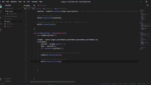 7. Todo List (Delete The Item From UI) смотреть онлайн