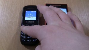 Incoming call & Outgoing call at the Same Time Samsung 1200M black +HTC 8S