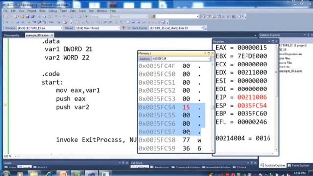 Stack Operations in Assembly Language LECTURE in Urdu | Hindi 15 смотреть онлайн