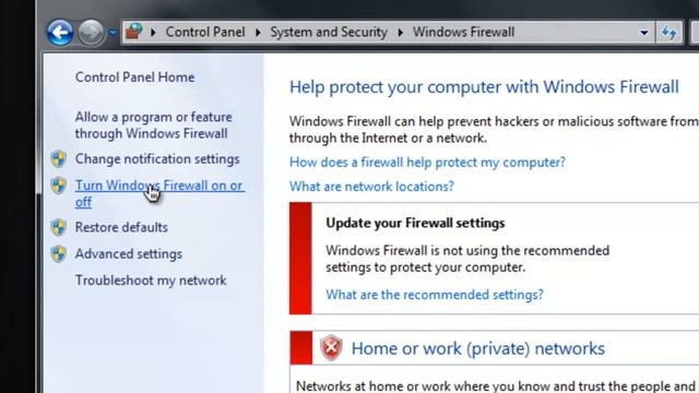 Turn Windows Firewall On or Off on Windows 7 смотреть онлайн