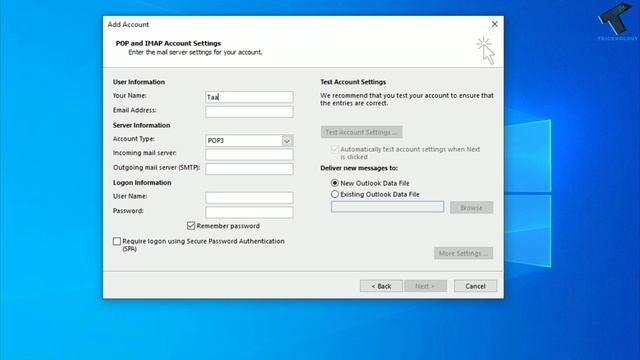 How To Configure Gmail Account in Outlook 2016 | Full Tutorial [Step by Step] смотреть онлайн
