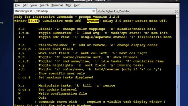 Linux Process Management Part 3 ( top ) смотреть онлайн
