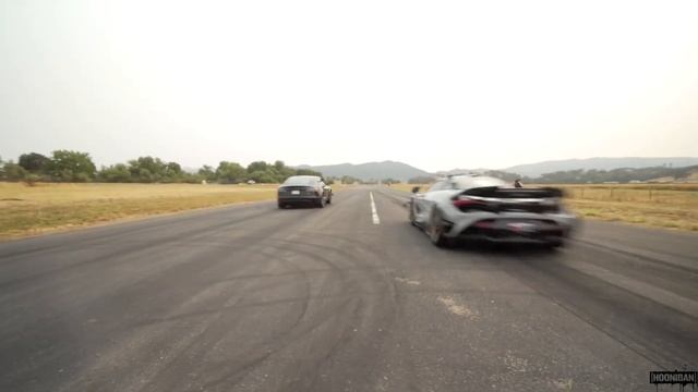 Tesla Plaid Vs Bugatti And McLaren 720S Race!