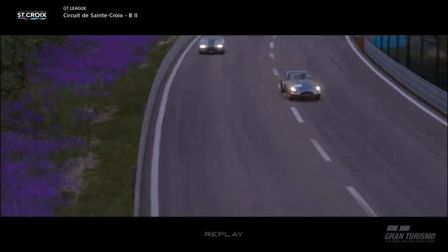 Gran Turismo Sport Sainte-Croix Circuit Jaguar E-type Coupé смотреть онлайн