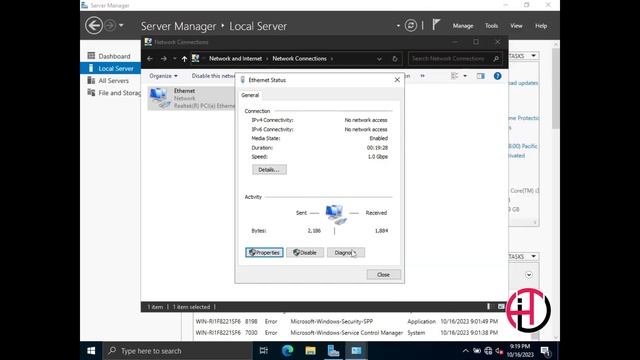How to connection IPv4 and remote Desktop in windows server 2022 Part-1 смотреть онлайн