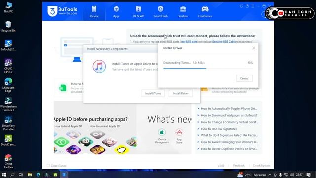 Install 3uTools di Windows tanpa install iTunes смотреть онлайн