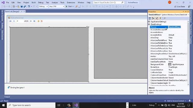 Windows form with two datagridview and a binding navigator смотреть онлайн