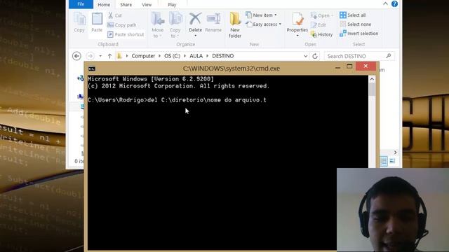 Video Aula 3 - MS DOS - Mudando diretório atual com o comando "CD" смотреть онлайн