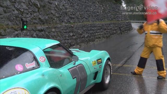 American Muscle Cars @ Historic Hillclimb Langwies-Arosa 2015. Corvette Stingray, Mustang, Galaxie смотреть онлайн