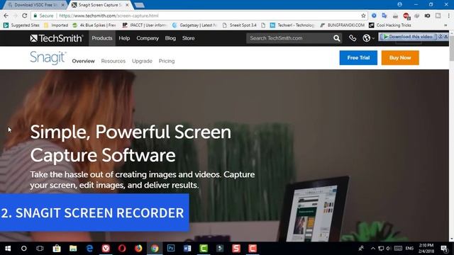 Computer/Laptop Ki Screen Record Kaise Kare Muft Me [ 2 best Screen Recorder ] смотреть онлайн
