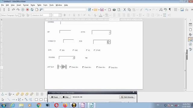 Form Design in Libre Office ccc #smmccgonda смотреть онлайн
