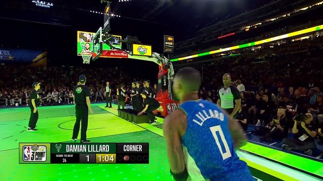 Damian Lillard Wins 2024 #Starry3PT Contest 👌| 2024 #NBAAllStar