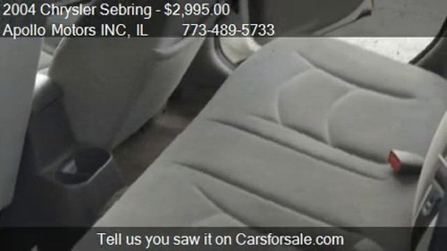 2004 Chrysler Sebring Base for sale in Chicago, IL 60639 at смотреть онлайн