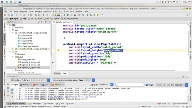 199 Android Studio View Pager Tabs Strips смотреть онлайн