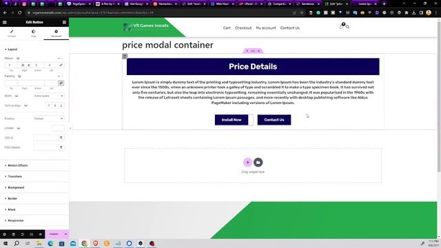 Modal and Mobile Menu Popup Elementor смотреть онлайн