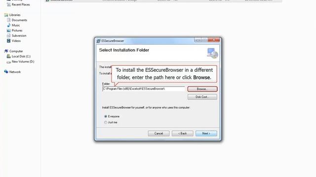 Secure Browser Installation for Windows OS смотреть онлайн