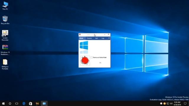 How to activate windows 10 Build 14332 - Tutorial смотреть онлайн